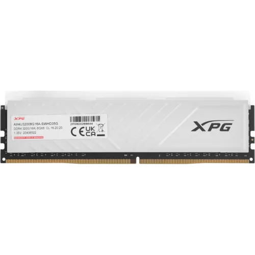 Память DDR4 8GB 3200MHz A-Data AX4U32008G16A-SWHD35G XPG Spectrix D35G RGB RTL Gaming PC4-25600 CL16 DIMM 288-pin 1.35В single rank с радиатором Ret