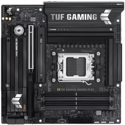Материнская плата Asus TUF GAMING B850M-PLUS Socket AM5 AMD B850 4xDDR5 mATX AC`97 8ch(7.1) 2.5Gg RAID+HDMI+DP