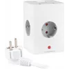 Сетевой удлинитель Buro BU-PTE4.1UC-W 1.5м (4 розетки) белый (коробка)