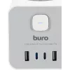 Сетевой удлинитель Buro BU-PTE4.1UC-W 1.5м (4 розетки) белый (коробка)