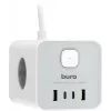Сетевой удлинитель Buro BU-PTE4.1UC-W 1.5м (4 розетки) белый (коробка)