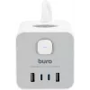 Сетевой удлинитель Buro BU-PTE4.1UC-W 1.5м (4 розетки) белый (коробка)