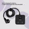 Сетевой удлинитель Buro BU-PTE4.1UC-Plus-B 1.5м (4 розетки) черный (коробка)