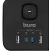 Сетевой удлинитель Buro BU-PTE4.1UC-Plus-B 1.5м (4 розетки) черный (коробка)