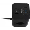 Сетевой удлинитель Buro BU-PTE4.1UC-Plus-B 1.5м (4 розетки) черный (коробка)