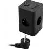Сетевой удлинитель Buro BU-PTE4.1UC-Plus-B 1.5м (4 розетки) черный (коробка)