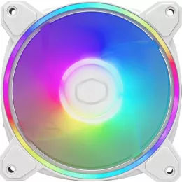 Вентилятор для корпуса Cooler Master MasterFan MF120 Halo2 ARGB 120х120x25 белый 4-pin 27дБ (MFL-B2DW-21NP2-R2) Ret