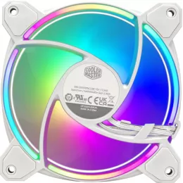 Вентилятор для корпуса Cooler Master MasterFan MF120 Halo2 ARGB 120х120x25 белый 4-pin 27дБ (MFL-B2DW-21NP2-R2) Ret