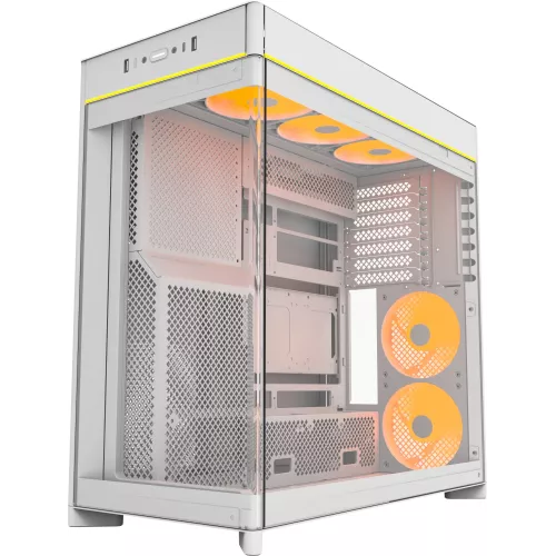 Корпус Montech HS02 Pro белый без БП ATX 8x120mm 2xUSB3.0 audio