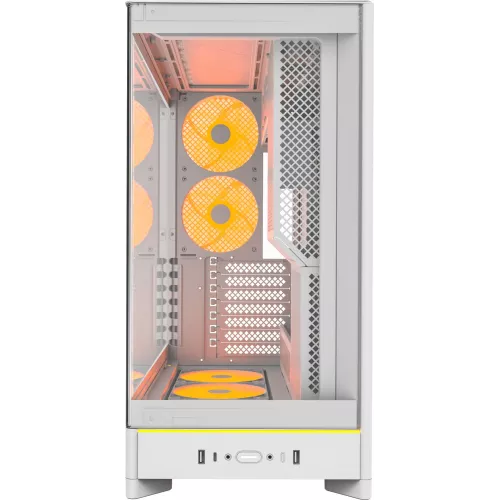 Корпус Montech HS02 Pro белый без БП ATX 8x120mm 2xUSB3.0 audio