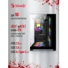 Корпус Bloody CC-122 черный без БП ATX 10x120mm 1xUSB2.0 1xUSB3.0 audio