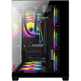 Корпус Bloody CC-122 черный без БП ATX 10x120mm 1xUSB2.0 1xUSB3.0 audio
