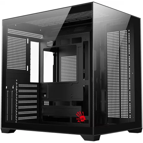 Корпус Bloody CC-122 черный без БП ATX 10x120mm 1xUSB2.0 1xUSB3.0 audio