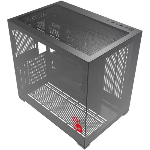 Корпус Bloody CC-122 черный без БП ATX 10x120mm 1xUSB2.0 1xUSB3.0 audio