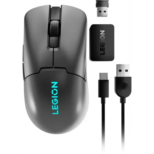 Мышь Lenovo Legion M600s Wireless Gaming темно-серый оптическая 19000dpi беспров. BT/Radio USB 5but (GY51H47354)