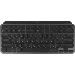 Клавиатура Logitech MX Keys Mini темно-серый/черный USB беспроводная BT/Radio LED (920-010617)