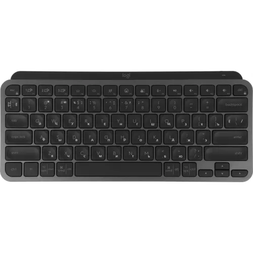 Клавиатура Logitech MX Keys Mini темно-серый/черный USB беспроводная BT/Radio LED (920-010617)