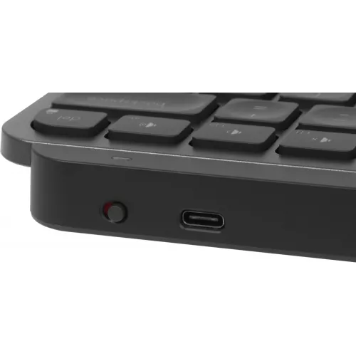 Клавиатура Logitech MX Keys Mini темно-серый/черный USB беспроводная BT/Radio LED (920-010617)