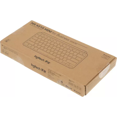 Клавиатура Logitech MX Keys Mini темно-серый/черный USB беспроводная BT/Radio LED (920-010617)