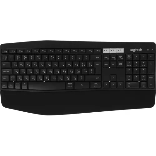 Клавиатура + мышь Logitech MK850 клав:черный мышь:черный USB беспроводная slim Multimedia (920-008486)