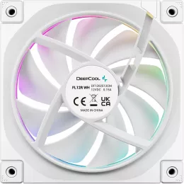 Вентилятор для корпуса Deepcool FL12R Wh Reverse ARGB 120х120x25 белый 4-pin 33.9дБ (R-FL12R-WHAPN1-G) Ret