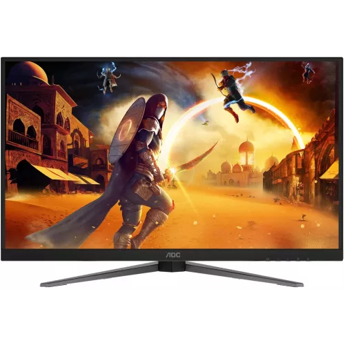 Монитор AOC 27" Q27G4S черный IPS LED 16:9 HDMI матовая HAS Piv 350cd 178гр/178гр 2560x1440 300Hz FreeSync DP Quad 2K (1440p) 5.33кг