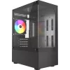 Корпус Accord ACC-285-02B черный без БП mATX 5x120mm 1xUSB2.0 1xUSB3.0 audio