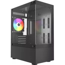 Корпус Accord ACC-285-02B черный без БП mATX 5x120mm 1xUSB2.0 1xUSB3.0 audio