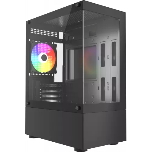 Корпус Accord ACC-285-02B черный без БП mATX 5x120mm 1xUSB2.0 1xUSB3.0 audio