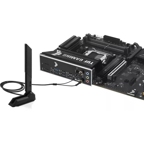 Материнская плата Asus TUF GAMING B850-E WIFI Socket AM5 AMD B850 4xDDR5 ATX AC`97 8ch(7.1) 2.5Gg RAID+HDMI+DP