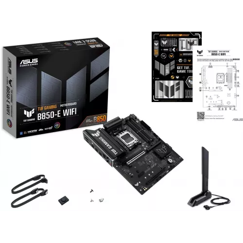 Материнская плата Asus TUF GAMING B850-E WIFI Socket AM5 AMD B850 4xDDR5 ATX AC`97 8ch(7.1) 2.5Gg RAID+HDMI+DP