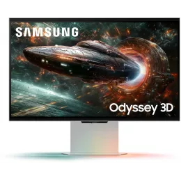 Монитор Samsung 27" Odyssey 3D LS27FG900XIXCI серебристый IPS LED 1ms 16:9 HDMI M/M матовая HAS 350cd 178гр/178гр 3840x2160 165Hz FreeSync Premium DP 4K 7.5кг