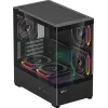 Корпус Formula Crystal U1M черный без БП mATX 7x120mm 2x140mm 1xUSB2.0 1xUSB3.0 audio bott PSU