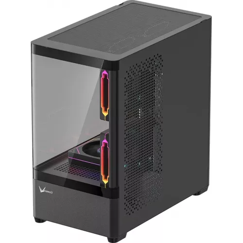 Корпус Formula Crystal U1M черный без БП mATX 7x120mm 2x140mm 1xUSB2.0 1xUSB3.0 audio bott PSU