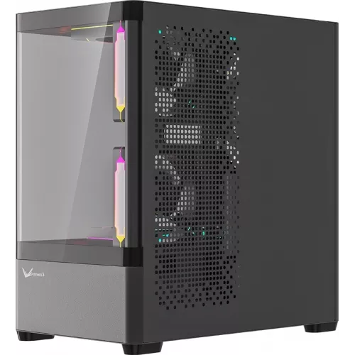Корпус Formula Crystal U1M черный без БП mATX 7x120mm 2x140mm 1xUSB2.0 1xUSB3.0 audio bott PSU