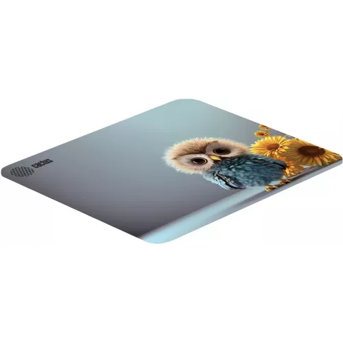 Коврик для мыши Cactus Owl gray рисунок 300x250x3мм (CS-MPC-D12M)