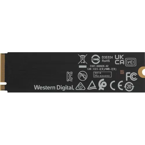 Накопитель SSD WD PCIe 4.0 x4 500GB WDS500G4B0E SN5000 Blue M.2 2280