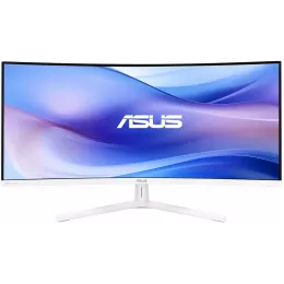 Монитор Asus 34" VU34WCIP-W белый VA LED 21:9 HDMI M/M матовая HAS 300cd 178гр/178гр 3440x1440 100Hz DP 2K USB 5.6кг