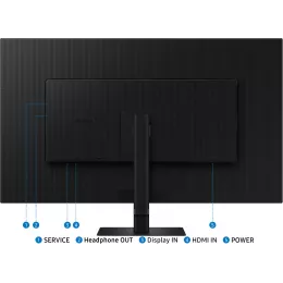 Монитор Samsung 37" (94 cm) ViewFinity S7 S37D702EAIXCI черный VA LED 5ms 16:9 HDMI матовая 3000:1 350cd 178гр/178гр 3840x2160 60Hz DP 4K 8.1кг