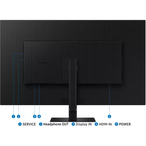 Монитор Samsung 37" (94 cm) ViewFinity S7 S37D702EAIXCI черный VA LED 5ms 16:9 HDMI матовая 3000:1 350cd 178гр/178гр 3840x2160 60Hz DP 4K 8.1кг