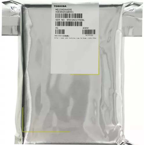 Жесткий диск Toshiba SATA-III 4TB MG10ADA400E Enterprise Capacity 512E (7200rpm) 512Mb 3.5"
