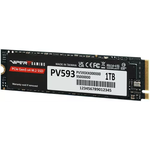 Накопитель SSD Patriot PCIe 5.0 x4 1TB PV593P1TBM28H Viper VP593 M.2 2280