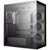 Корпус Deepcool CG580 4F V2 черный без БП ATX 6x120mm 4x140mm 2xUSB3.0 audio bott PSU
