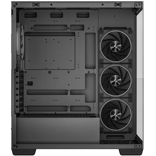 Корпус Deepcool CG580 4F V2 черный без БП ATX 6x120mm 4x140mm 2xUSB3.0 audio bott PSU