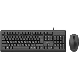 Клавиатура + мышь Acer OCC500 клав:черный мышь:черный USB (ZL.ACC11.00G)