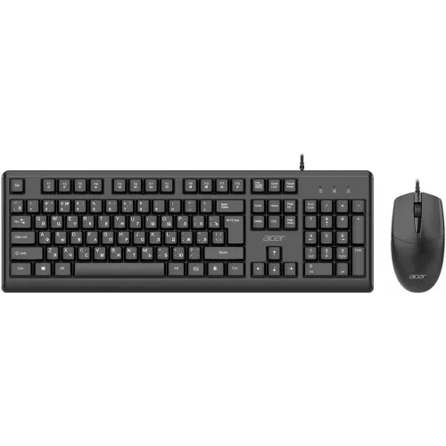 Клавиатура + мышь Acer OCC500 клав:черный мышь:черный USB (ZL.ACC11.00G)