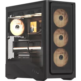 Корпус Formula Air Power G9 Duo черный без БП ATX 12x120mm 3x140mm 2xUSB3.0 audio bott PSU