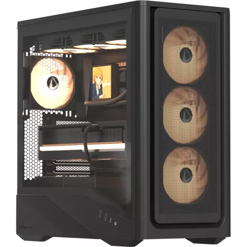 Корпус Formula Air Power G9 Duo черный без БП ATX 12x120mm 3x140mm 2xUSB3.0 audio bott PSU