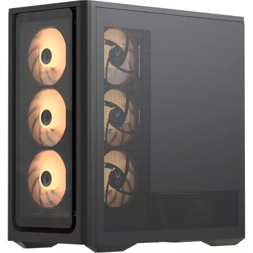 Корпус Formula Air Power G9 Duo черный без БП ATX 12x120mm 3x140mm 2xUSB3.0 audio bott PSU