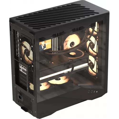 Корпус Formula Air Power G9 Duo черный без БП ATX 12x120mm 3x140mm 2xUSB3.0 audio bott PSU